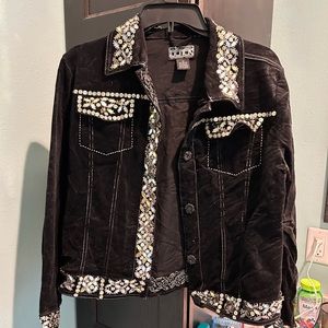 Women’s medium black berek corderoy jacket